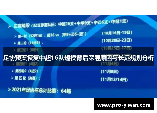 足协预案恢复中超16队规模背后深层原因与长远规划分析